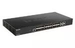 D-Link Коммутатор DXS-1210-28S 24xSFP+, 4x10GE, Smart