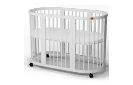 Кроватка Ingvart SMART BED OVAL белый (1609003) - Фото