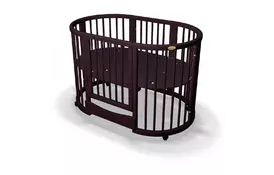 Кроватка Ingvart Smartbed Plus Round венге (4731401) - Фото