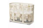 Кроватка Ingvart SMART BED ROUND с мишками сл. кость (1361015)