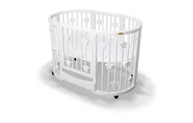 Кроватка Ingvart Smartbed Plus со звездами белый (4359003) - Фото