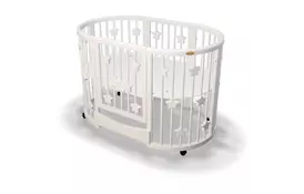 Кроватка Ingvart Smartbed Plus со звездами молочный (4359001) - Фото