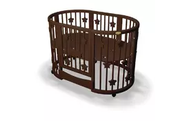 Кроватка Ingvart Smartbed Plus со звездами шоколад (4341361) - Фото