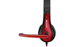 Наушники CANYON HSC-1 Black-Red (CNS-CHSC1BR)