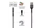 Дата кабель USB 2.0 AM to Micro 5P 1.2m Intaleo (1283126495649)