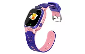 Смарт-годинник EXTRADIGITAL WTC03 Pink/Purple Kids smart watch-phone (ESW2303) - Фото