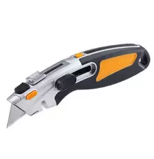 Нож монтажный Tolsen трапеция автоматический SK2 (30019)