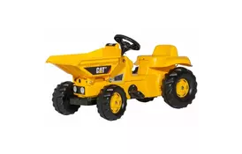 Веломобиль Rolly Toys Самосвал rollyKid Dumper CAT желтый (024179) - Фото