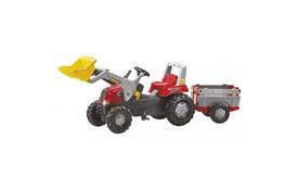 Веломобиль Rolly Toys Трактор с прицепом и ковшом rollyJunior RT (811397) - Фото