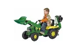 Веломобиль Rolly Toys Экскаватор rollyJunior John Deere зелено-желтый (811076)