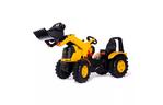 Веломобиль Rolly Toys Трактор с ковшом rollyX-Trac Premium JCB черно-желтый (651139)