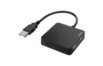 Концентратор HAMA 4 Ports USB 2.0 Black (00200121)