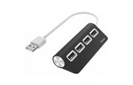 Концентратор HAMA 4 Ports USB 2.0 Black/White (00200119) - Фото