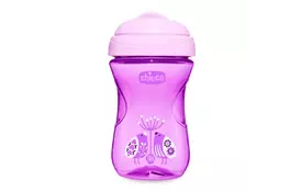 Поильник-непроливайка Chicco Easy Cup от 12 месяцев 266 мл Фиолетовый (06961.10.04) - Фото