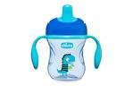 Поильник-непроливайка Chicco Training Cup от 6 месяцев 200 мл Голубой (06921.20.03)