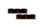 Модуль памяти для компьютера DDR4 32GB (2x16GB) 3000 MHz Iridium X Black GOODRAM (IR-X3000D464L16/32GDC)