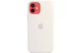 Чехол для моб. телефона Apple iPhone 12 | 12 Pro Silicone Case with MagSafe - White (MHL53ZE/A) - Фото
