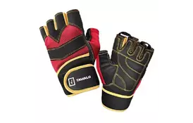Рукавички для фітнесу Tavialo Men M Black-Red-Yellow (189203007) - Фото
