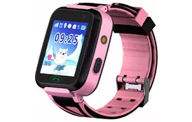 Смарт-годинник GoGPS К07 Pink Дитячі телефон-годинник з GPS трек (K07PK) - Фото