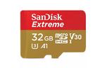 Карта памяти SANDISK 32GB microSD class 10 UHS-I U3 V30 A1 Extreme (SDSQXAF-032G-GN6MN)