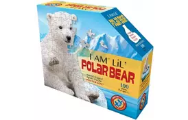 Пазл I AM Полярный медведь 100шт (4010) - Фото