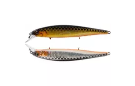 Воблер Jackall MagSquad 115SP 115mm 16.0g HL Gold & Silver Black (1699.23.84) - Фото