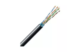 Кабель мережевий ЗЗКМ FTP 305м 4*2*24AWG[0,51] мідь[СU] cat.5e, зовнішній [PE] (72567) - Фото