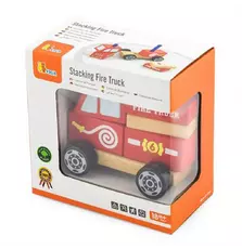 Развивающая игрушка Viga Toys пирамидка Пожарная машинка (50203FSC)