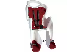 Детское велокресло Bellelli MR Fox Standard b-fix белое с красным (01FXSB0020) - Фото