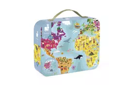 Пазл Janod двусторонний Наша планета 280 элементов (J02655) - Фото