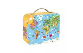 Пазл Janod двусторонний Карта мира 300 элементов (J02656) - Фото