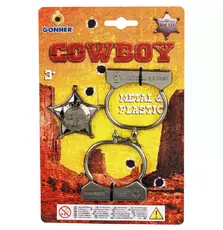 Игрушечное оружие Gonher наручники Шерифа (323/0)