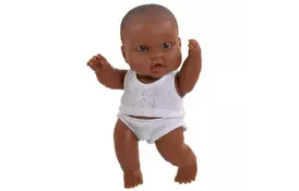 Пупс Paola Reina мулатка в піжамі, в тубі (01019B) - Фото