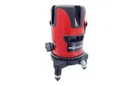 Лазерный нивелир Protester 2 линии 1H/1V красный луч (LL602R) - Фото