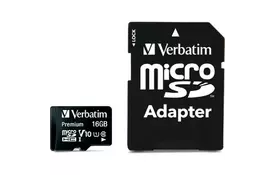 Карта памяти Verbatim 16GB microSDHC class 10 (MDAVR-10/G) - Фото