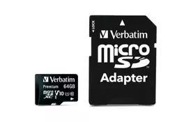 Карта памяти Verbatim 64GB microSDXC class 10 UHS-I PRO+ (MDAVR-92/G) - Фото