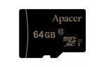 Карта памяти Apacer 64GB microSDXC Class10 UHS-I (AP64GMCSX10U1-RA)