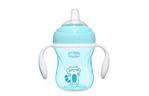 Поильник-непроливайка Chicco Transition Cup 4м+ 200мл. Голубая (06911.20)