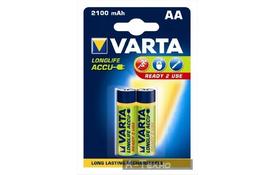 Аккумулятор Varta AA Rechargeable Accu 2100mAh * 2 (56706101402) - Фото