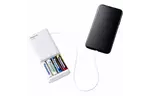 Зарядное устройство для аккумуляторов PANASONIC BQ-CC87 USB in/out с функцией Power Bank +4AA 1900 mAh (K-KJ87MCC40USB)