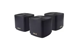 Маршрутизатор ASUS ZenWiFi XD4 3PK black AX1800 1xGE LAN 1x1GE WAN WPA3 OFDMA M (XD4-3PK-BLACK) - Фото