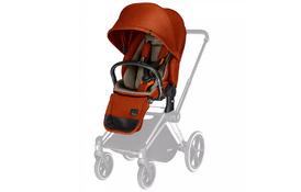 Прогулочный блок Cybex Priam Lux Seat RB / Autumn Gold burnt red (дождевик+бампер) (517000385) - Фото