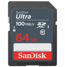 Карта памяти SANDISK 64GB SDXC class 10 UHS-1 (SDSDUNR-064G-GN3IN)