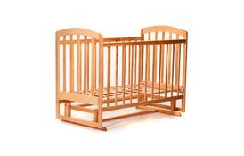 Кроватка Laska-M Лама маятник Эко без лака Натуральная ольха (Лама маятник Эко) - Фото