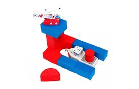 Іграшка для ванної Just Think Toys Берегова Охорона - Човен і вертоліт (22091) - Фото