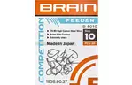 Крючок Brain fishing Feeder B4010 10 (20 шт/уп) Black Nickel (1858.80.37)
