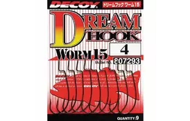 Крючок Decoy Worm15 Dream Hook 04 (9 шт/уп) (1562.00.11) - Фото