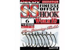 Крючок Decoy Worm19 S.S. Hook 04 (9 шт/уп) (1562.00.08) - Фото