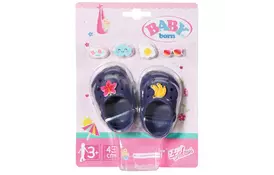 Аксесуар до ляльки Zapf Baby Born Святкові сандалі зі значками Сині (828311-2) - Фото