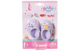 Аксесуар до ляльки Zapf Baby Born Святкові сандалі зі значками Лавандові (828311-4) - Фото